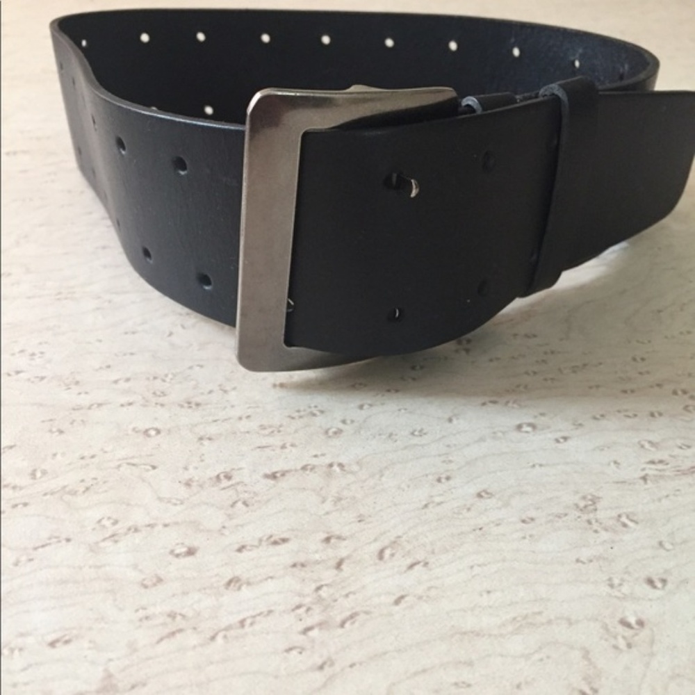 New Kenneth Cole New York Black Waist Belt XS